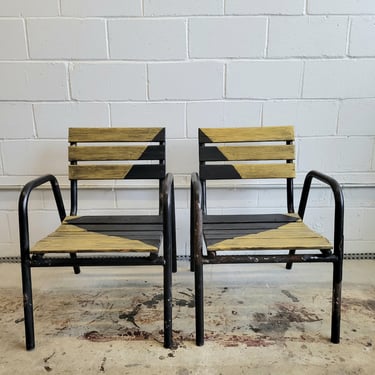 Mid Century Danish Outdoor Patio Chairs