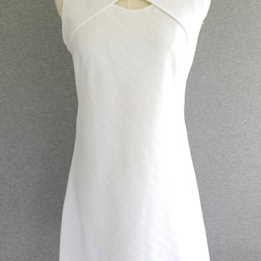 1960-70s - Mid Century Mod - White - Estimated size L - Pair with a spray ton 