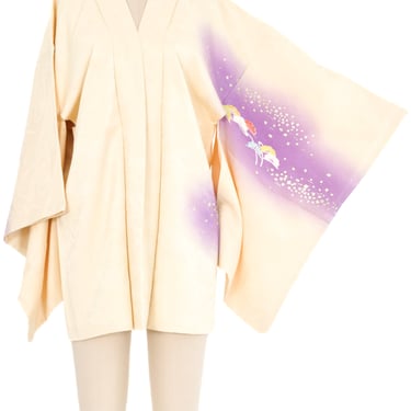 Candlelight Airbrushed Jacquard Kimono