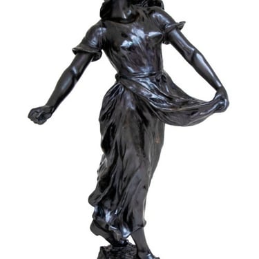 Hans Schork "The Sower" Patinated Bronze