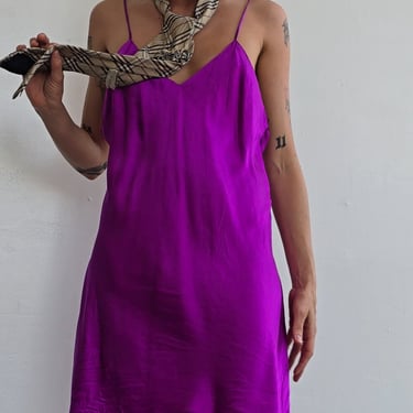 Orchid Silk Slipdress (L)