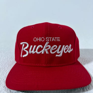 Vintage Ohio State Buckeyes Script Sports Specialties Twill Snapback Hat