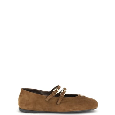 Prada Women Suede Ballerinas