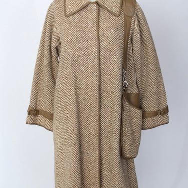 Sills Bonnie Cashin Herringbone Purse Coat