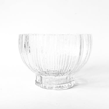 Vintage Rosenthal Studio-Line Glass Scalloped Bowl 