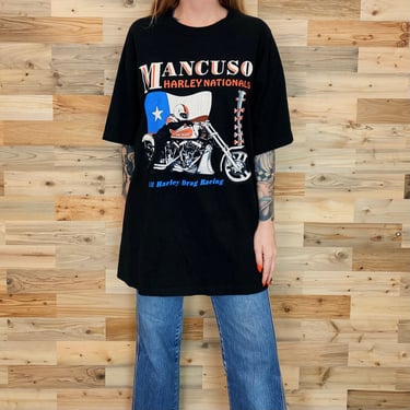 Vintage Harley Drag Racing 90's Shirt 