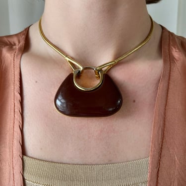 70s Pierre Cardin Statement Necklace