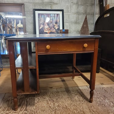 Double Sided Partners Desk with Drawers and Shelves 30