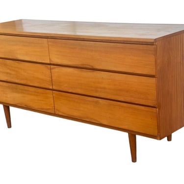Free Shipping Within Continental US - (Available by online purchase only)Vintage Imported Danish Modern Teakwood Dresser By Dux 