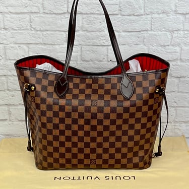 Louis Vuitton Neverfull MM Damier Ebene, Brown