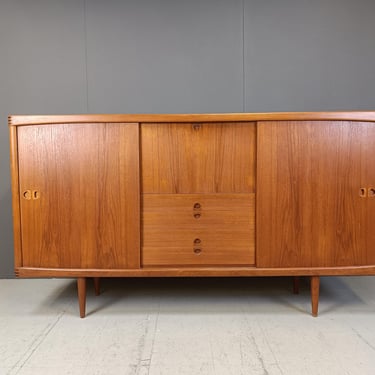 Mid-Century Danish Teak Highboard by H.W.Klein for Bramin, 1960s - vintage highboard - large sideboard - scandinavian sideboard 