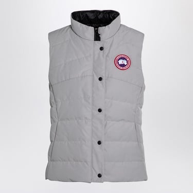 Canada Goose Freestyle Grey Melange Nylon Waistcoat Women