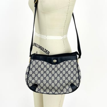80s Gucci GG Monogram Crossbody Bag*