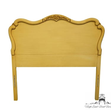 DREXEL FURNITURE Yellow Cream French Provincial Style Twin Size Headboard 