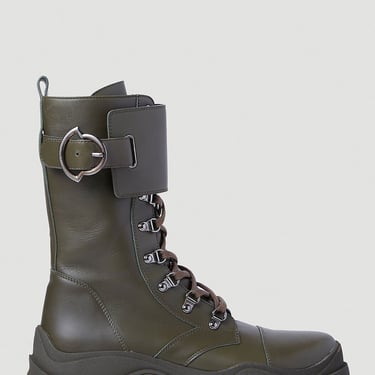 Moncler Women Larue Buckle Ankle Boots