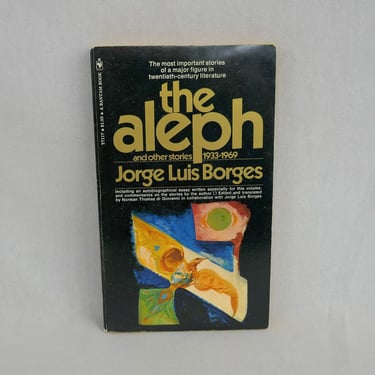 The Aleph and Other Stories 1933-1969 (1970) by Jorge Luis Borges - Short Stories Collection - Vintage Book 