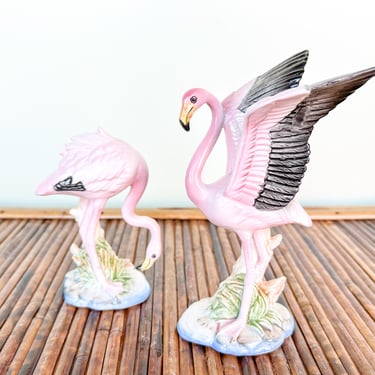 Pair of Fab Flamingos