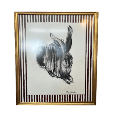 Michael Dowling Bunny Framed Art