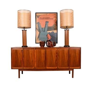 American Modernist 67” Walnut Sideboard | Credenza