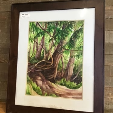 Watercolor Forest Scene (Tacoma)