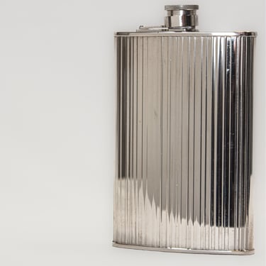 Vintage Hip Flask | AHS Germany | Mid Century Modern Design | 8 oz. 