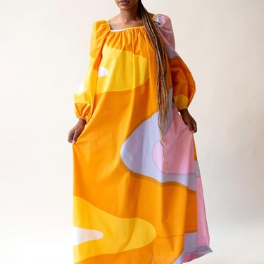 Balloon Sleeve Dress | Marimekko 1976 