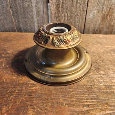 Bare bulb Flush Mount Vintage Light 6.5 x 3.125