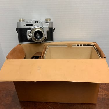 1950s Kodak Camera with Case and Accessories 