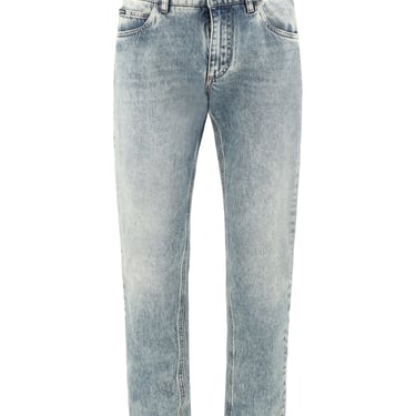 Dolce & Gabbana Men Worn-Effect Jeans