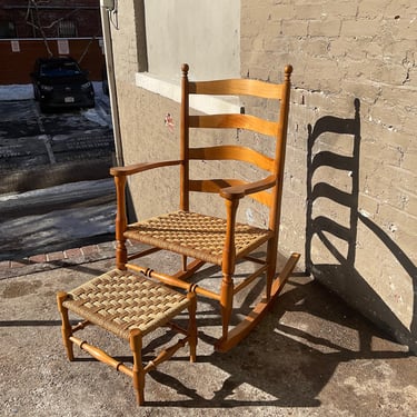 Rocking Chair with Footstool