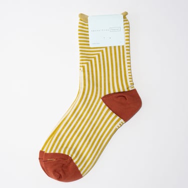 Corbusier Crew Sock in Citron