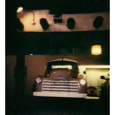 Vintage Truck Polaroid Photo Print - Santa Fe - Desert, Southwestern, Route 66 - Digital Download Print 8X10 