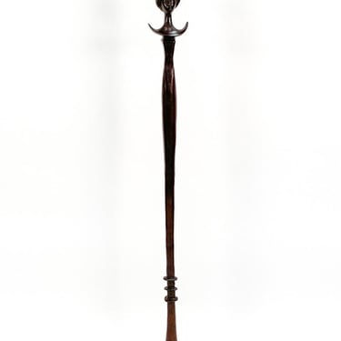 Early 20th-Century Bronze Floor Lamp After Giacometti