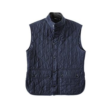 BARBOUR LOWERDALE BLACK POLY QUILTED VEST