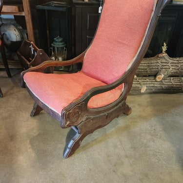 Antique Victorian Rocking Chair 21.5 x 36.75 x 33