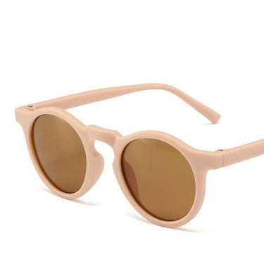CANDY COLORED ROUND TRENDY SUNGLASSES_CWASG057