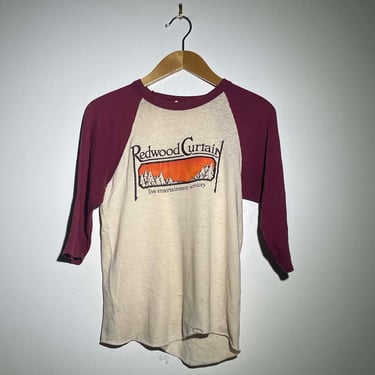 1982 Redwood Curtain "live entertainment services" Tee
