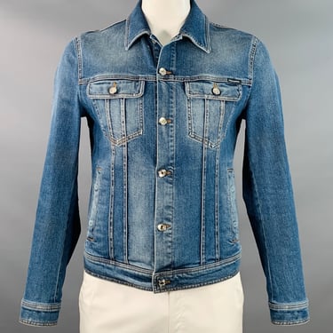 Vintage 1950s Wrangler 11MJZ Size 14 Kids Denim Jacket Made