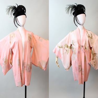 1940s SILK reversible KIMONO haori all sizes  | new spring summer 