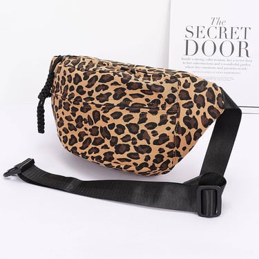 Cotton Canvas Leo Crossbody Bag