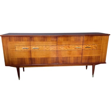 Beautiful Newly Refinished French Mahogany Sideboard/Credenza, Circa 1960's.