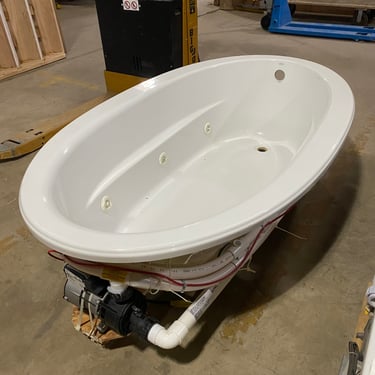 Kohler Sunward® Drop-In/Undermount Acrylic Whirlpool Bathtub in White