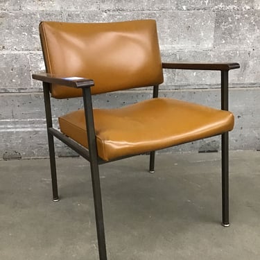 Sexy Caramel Walnut Arm Chair (Seattle)