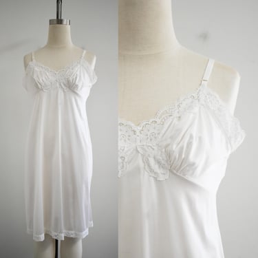 1970s/80s Vassarette White Slip 