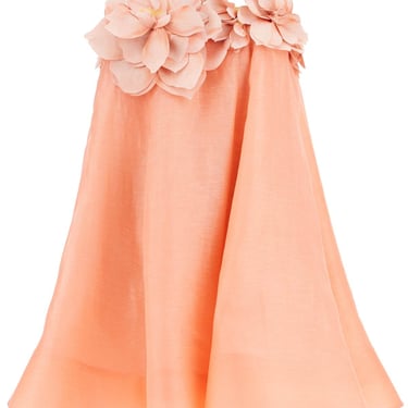 Zimmermann 'Mini Organza Dress With Petal Women