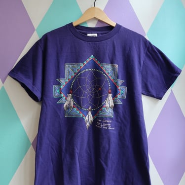 Vintage Four Corners Dreamcatcher Graphic T-Shirt – Southwest Desert Tee