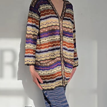 Missoni Earth Tones Knit Cardi (L)