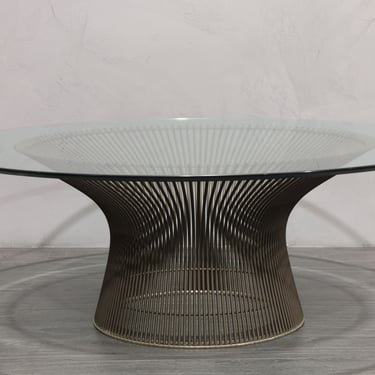 Warren Platner for Knoll Coffee Table with Beveled Glass Top