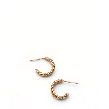 Tiro Tiro Five Strand Braided Hoops on Garmentory