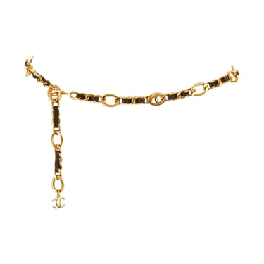 Chanel Gold Chain Logo Belt